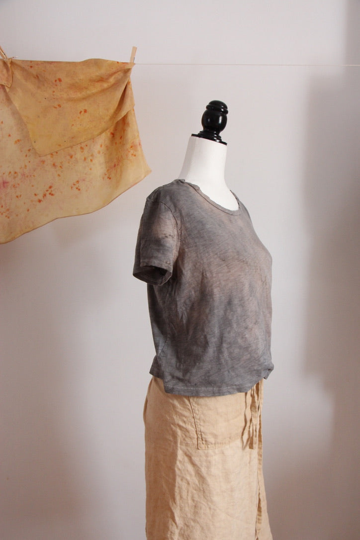 Naturally dyed sweater - upcycled