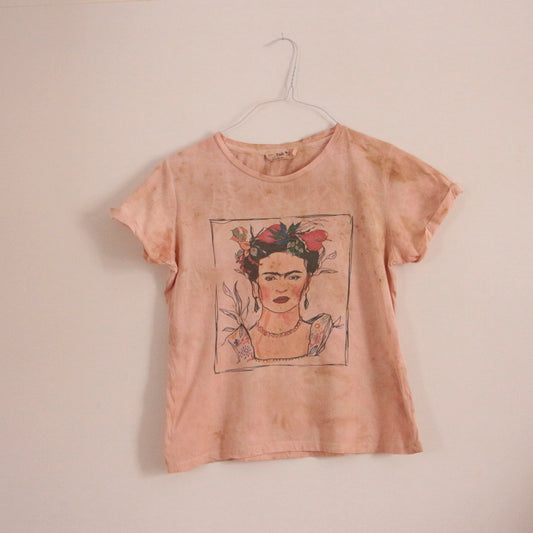 Naturally dyed t-shirt | Small | Upcycled